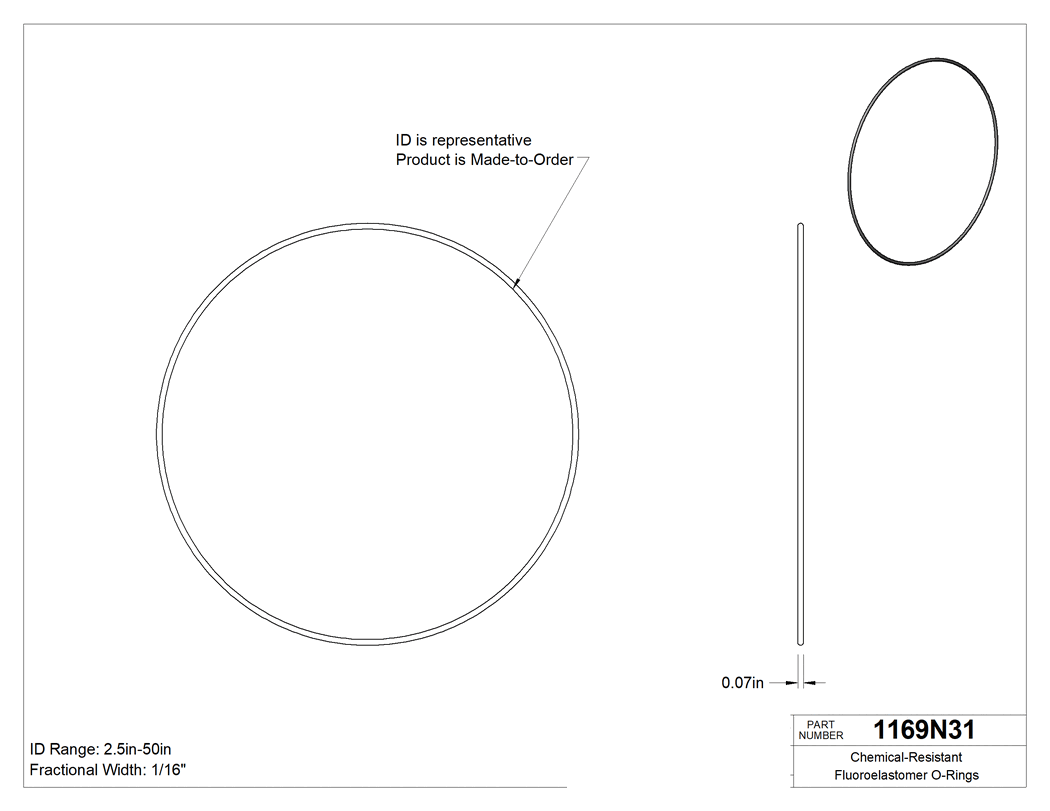 Technical drawing - 1169N31
